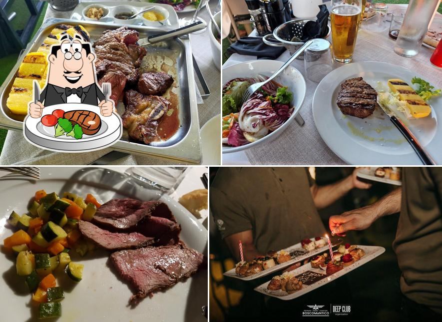 Bistecca al Ristorante Pizzeria Lounge Bar Boscomantico