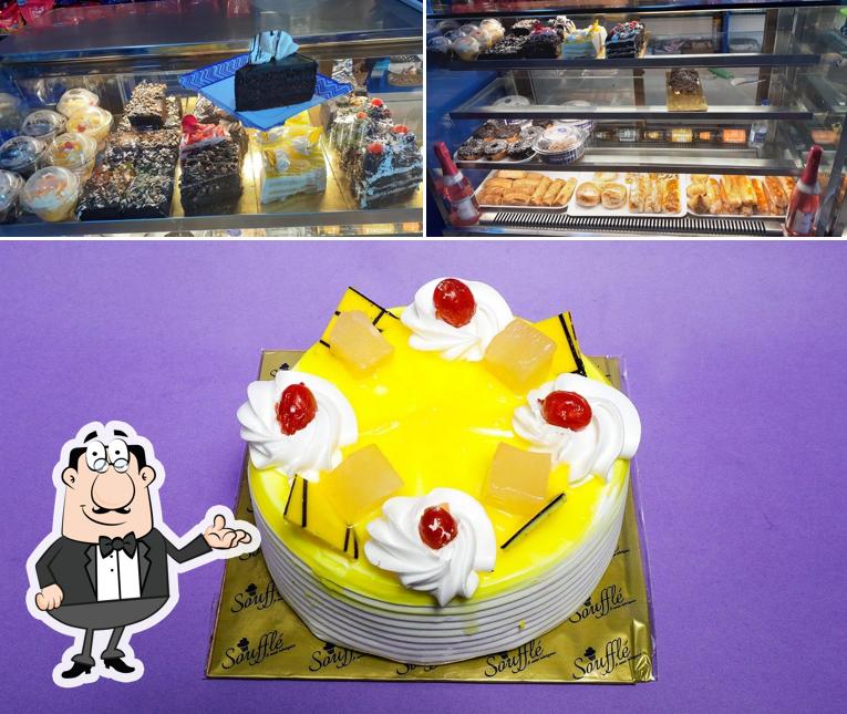 Souffle Cake Shop Lower Parel is distinguished by interior and food