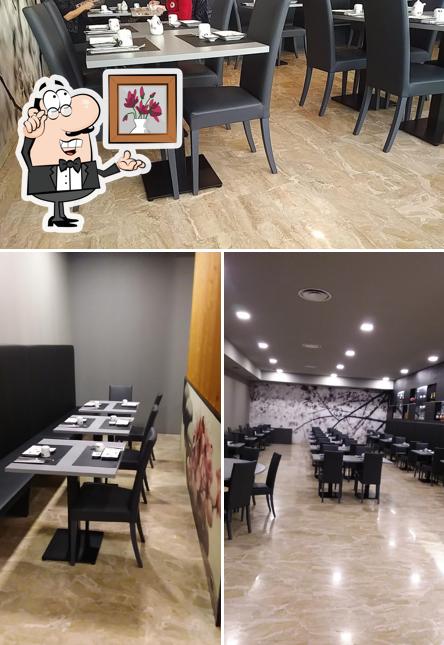 Gli interni di Sushi King