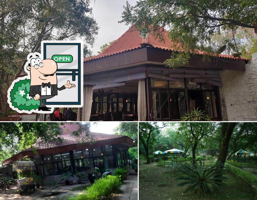 The exterior of The Garden Restaurant