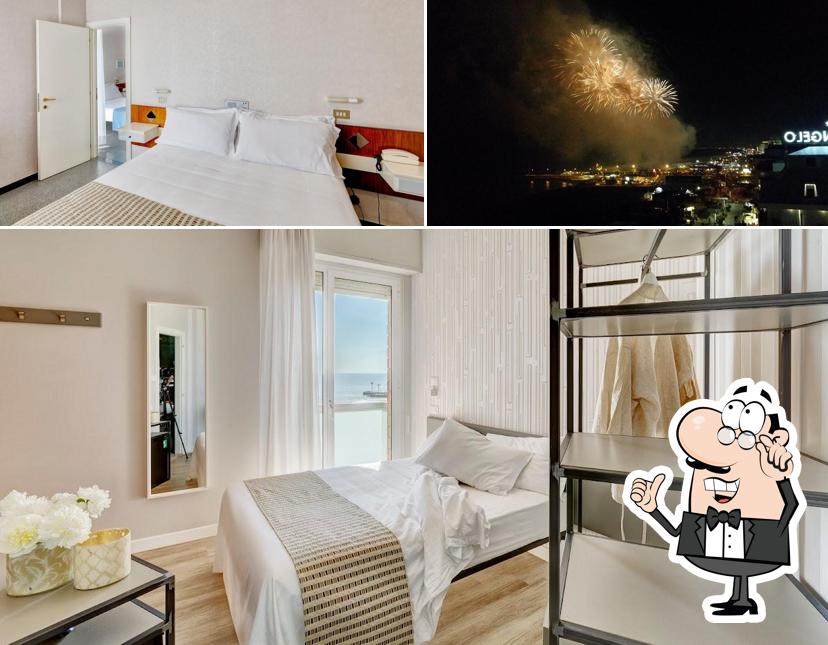 Tra le diverse cose da Little Hotel Riccione si possono trovare la interni e esterno