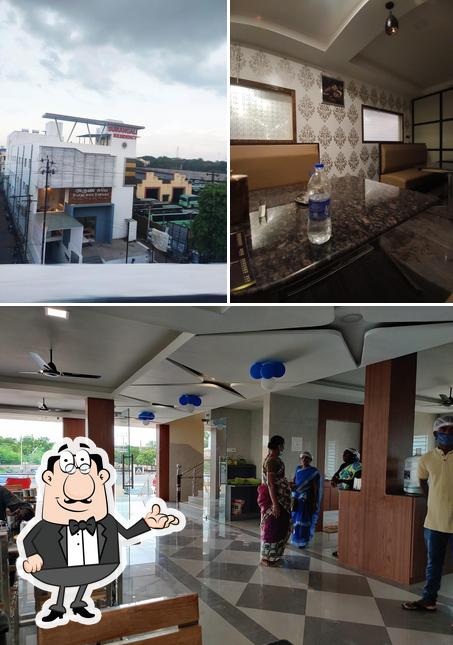 Check out the picture displaying interior and exterior at Arun Cafe Hotel