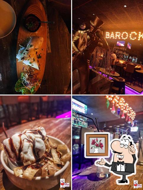 The interior of Club Barocks