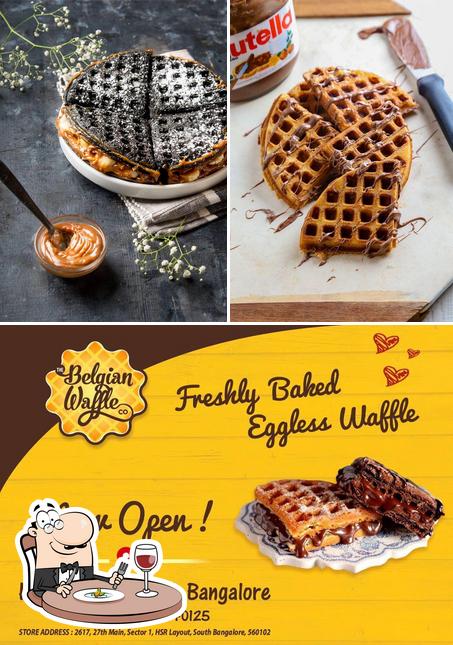Meals at Belgian Waffle Factory