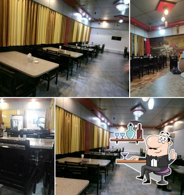 The interior of Hotel Maniraj :A.C. Dinning and Restaurant