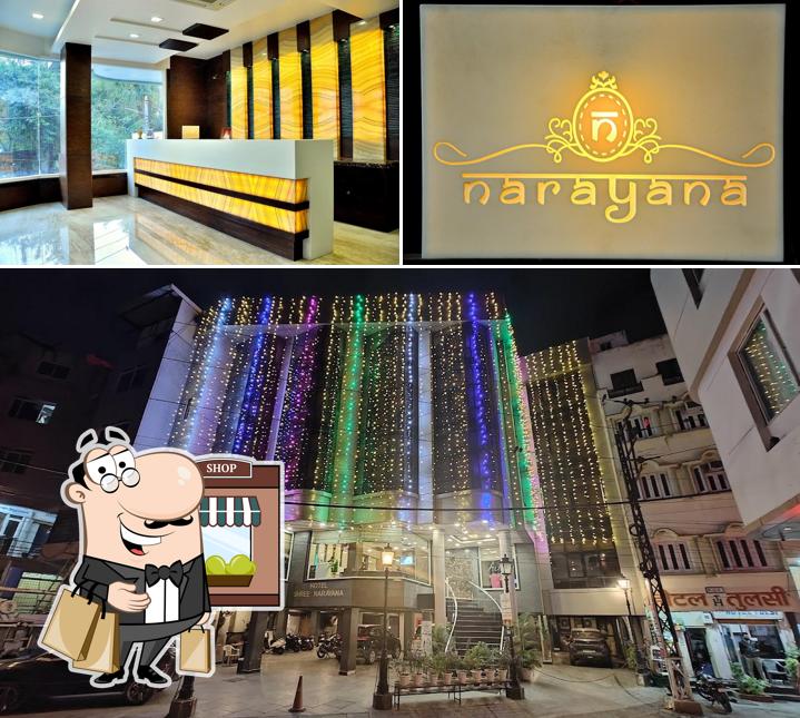 You can get some fresh air outside Hotel Shree Narayana