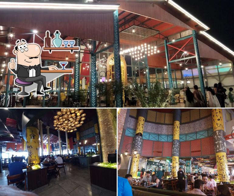 The interior of PanchGaon-Proudly Desi Restaurant