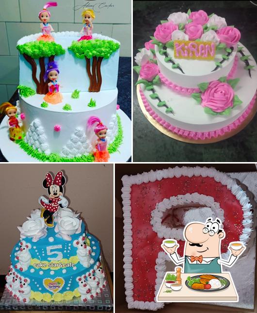 Food at Cake star and cafe