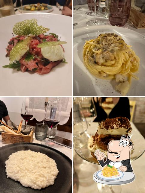 Spaghetti alla carbonara al Ristorante Perbacco