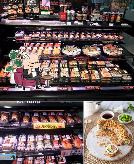 Dai un’occhiata alla foto che mostra la interni e cibo di Sushi Daily Rovereto