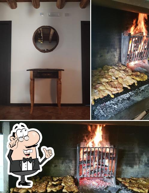 Gli interni di Trattoria al Bristol