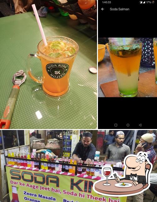 This is the photo depicting food and interior at Soda King