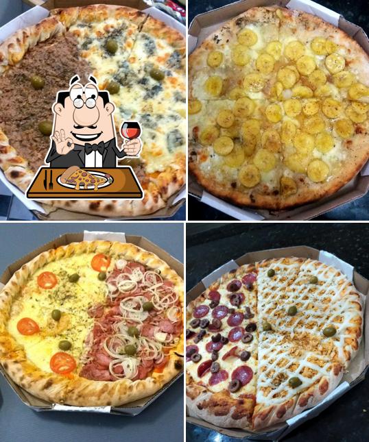 No Dom Da Pizza, você pode provar pizza