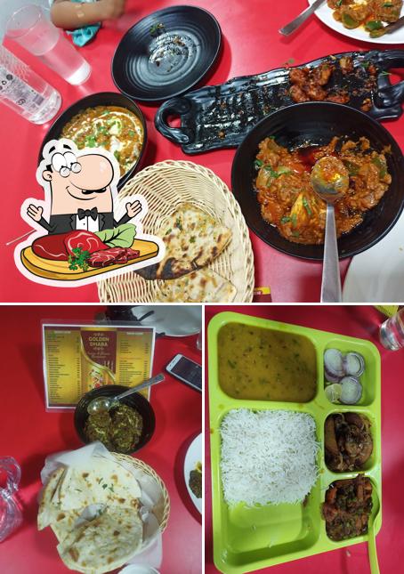 Golden Dhaba offers meat meals