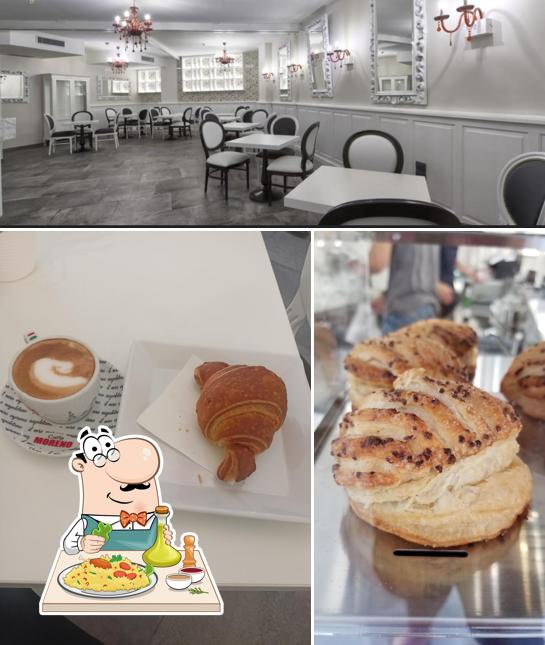 La cibo e interni del ristorante