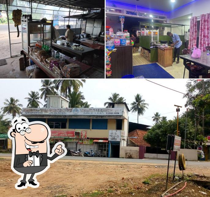 Take a look at the picture showing interior and exterior at Hotel SREECHITHRA