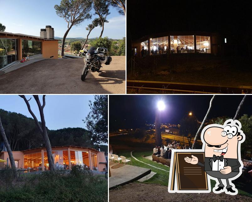 Goditi la vista dagli esterni di LA PINETA ristorante griglieria