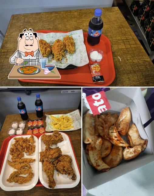 Chicken wings at Mr. BBQ Cafe