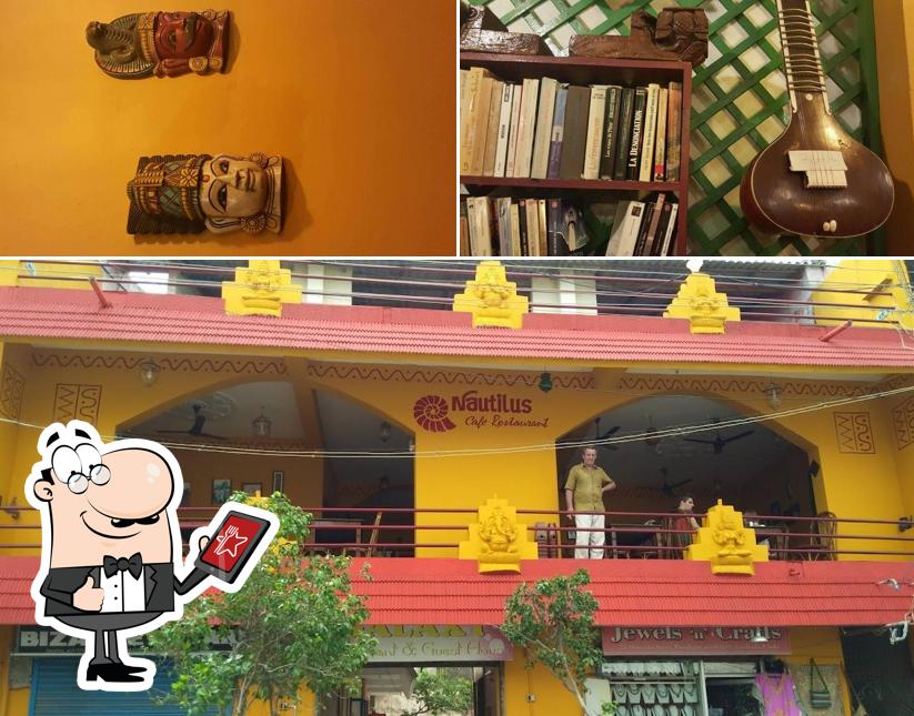The photo of Nautilus cafe restaurant’s exterior and interior