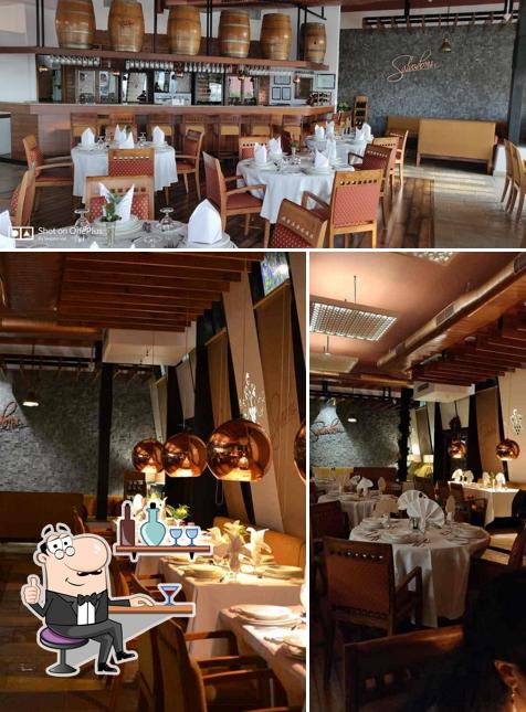 The interior of Salvadores Fine Dining