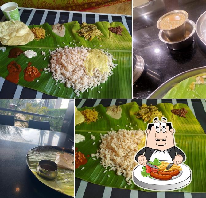 Meals at Saravana Bhavan Vegetarian Hotel