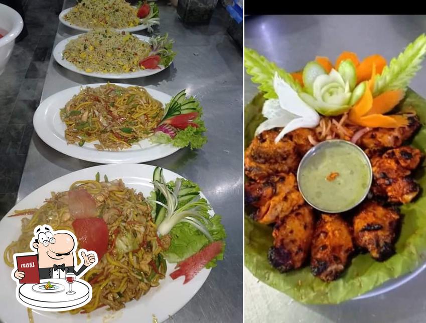 Food at Sharada restaurant