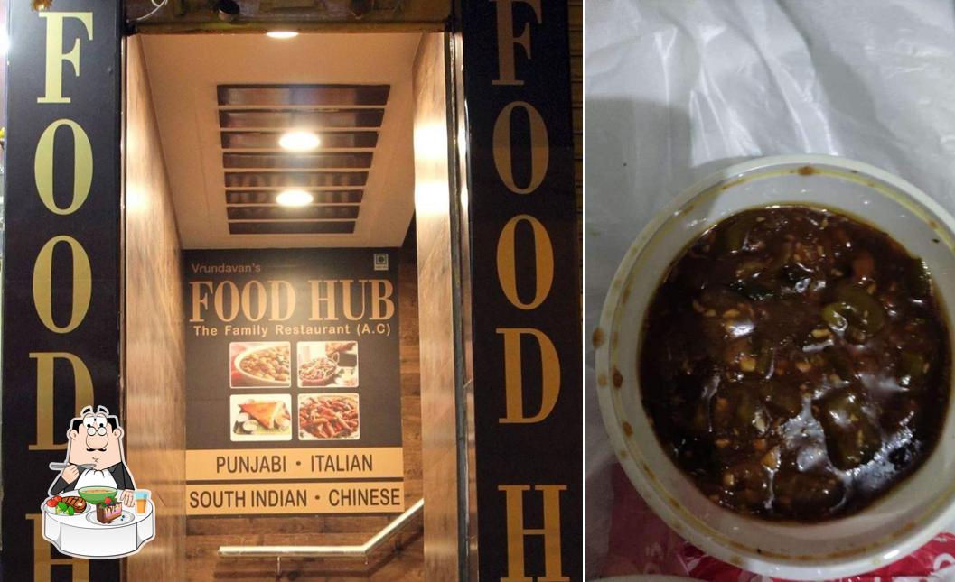 Hot and sour soup at Vrundavan's Food Hub