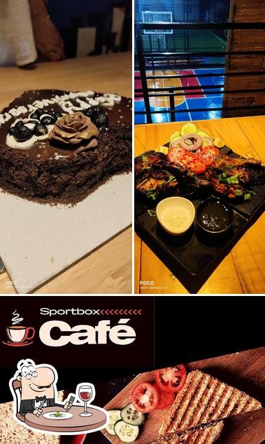 Food at Sportbox Cafe Tirupur