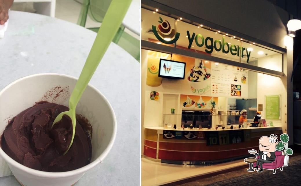 O interior do Yogoberry
