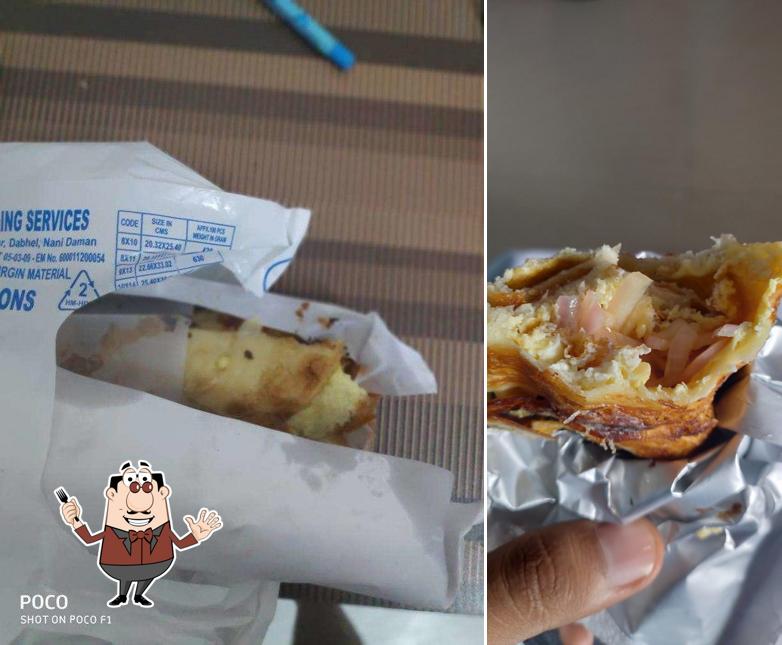 Food at Nazims Kathi Roll