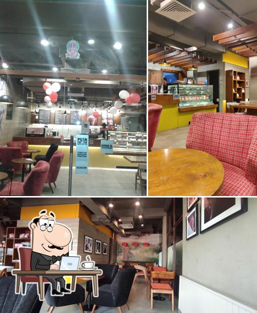 The interior of Café Coffee Day