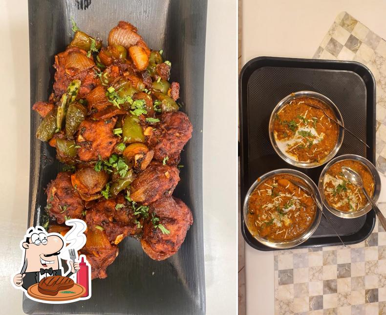 Order meat dishes at Prem Restaurant