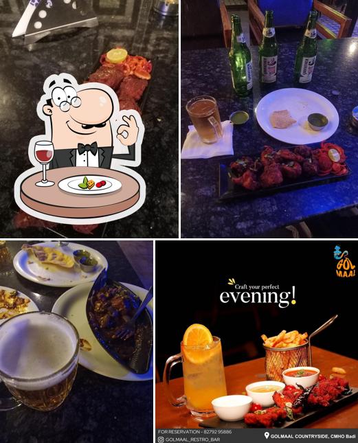Food at Golmaal Bar