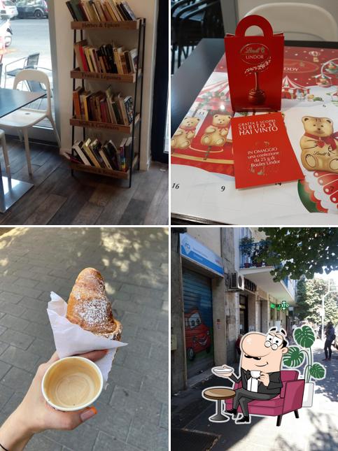 Siediti a un tavolo di bar caffè rubini