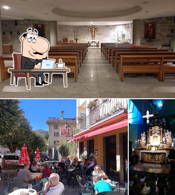 Gli interni di Bar Santuario