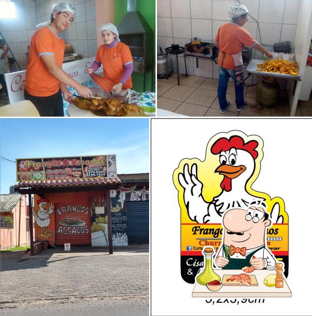 Peça frutos do mar no César Frangos & Assados