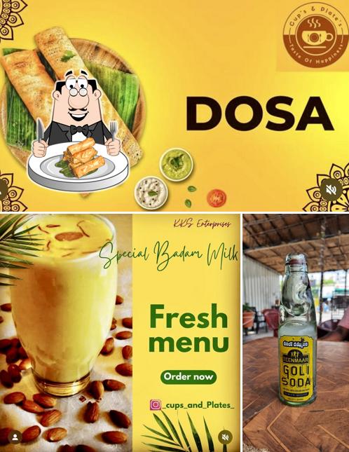 Spring rolls at Cups & Plates cafe & restaurant