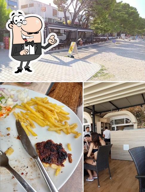 La immagine della interni e cibo di Delicius and Refreshing