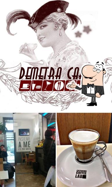 Gli interni di Demetra Cafè