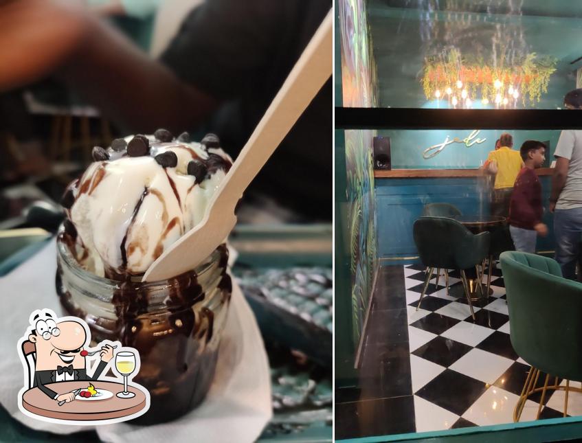 Food at Frozen Bottle