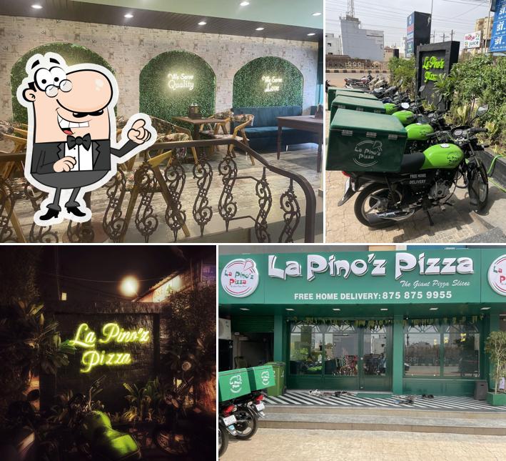 The exterior of La Pino'z Pizza,Bhilai