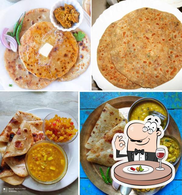 Food at Paratha Baba Dhaba