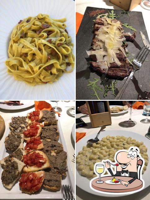 Platti al Ristorante Sosta sulla Francigena San gimignano