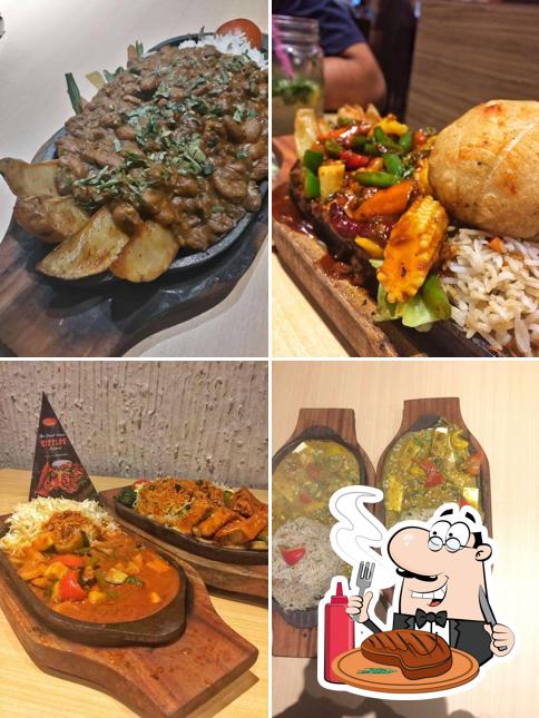 Meat meals are served at Cream Centre