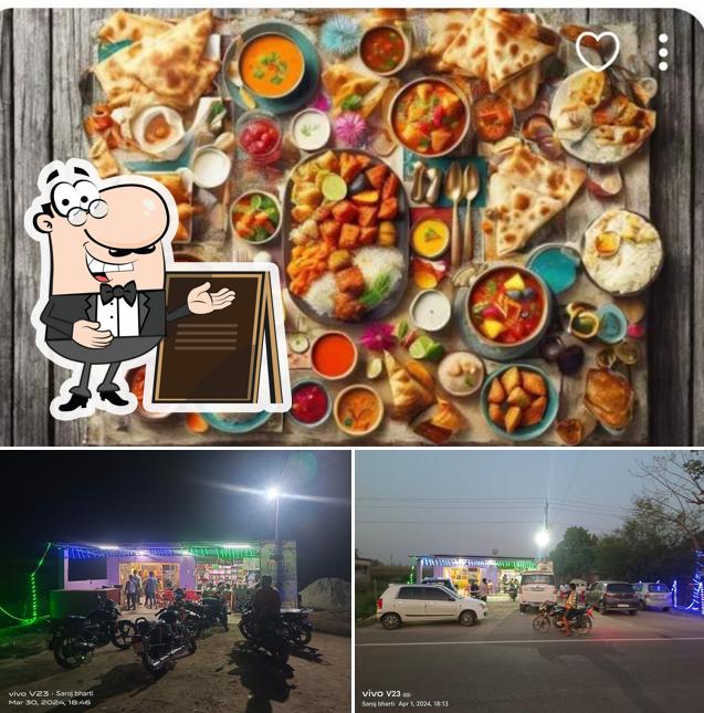 Check out the picture showing exterior and food at Family Dhaba and Restaurants