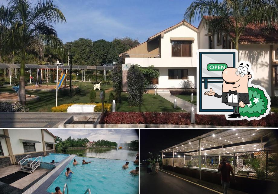 Enjoy the view at the outside area of Graces Resort