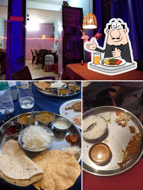 Among various things one can find food and interior at HABIT RESTAURANT