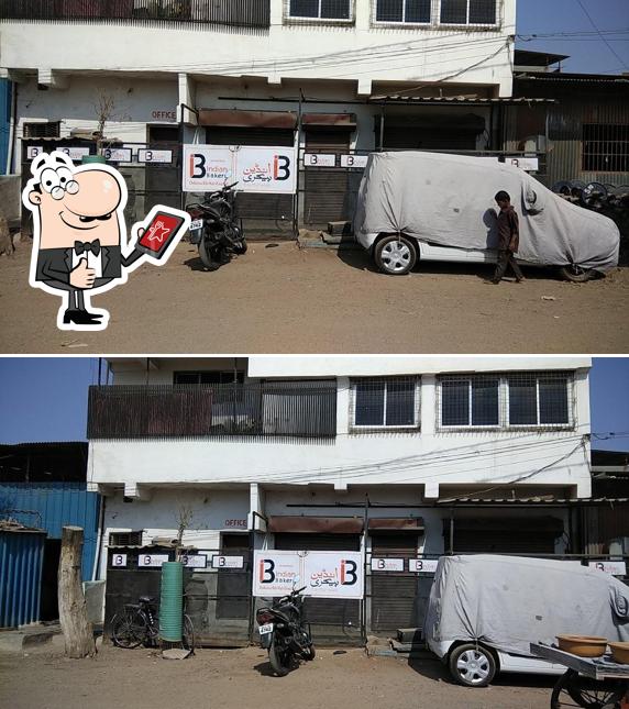 See this picture of Indian Bakery