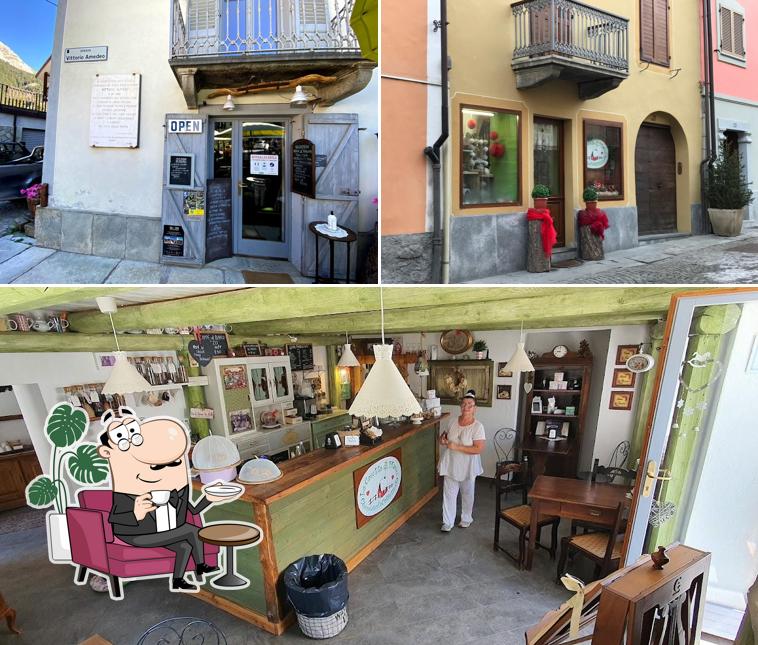 Gli interni di La casetta di Manu