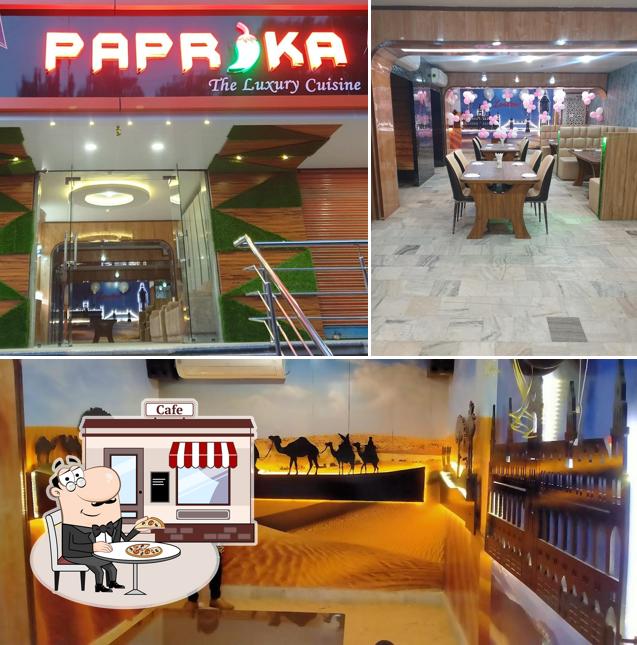 This is the image displaying exterior and interior at Paprika: The Luxury Cuisine Restaurant